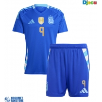 Argentina Julian Alvarez #9 Gostujuci Dres za djecu Copa America 2024 Kratak Rukav (+ Kratke hlače)